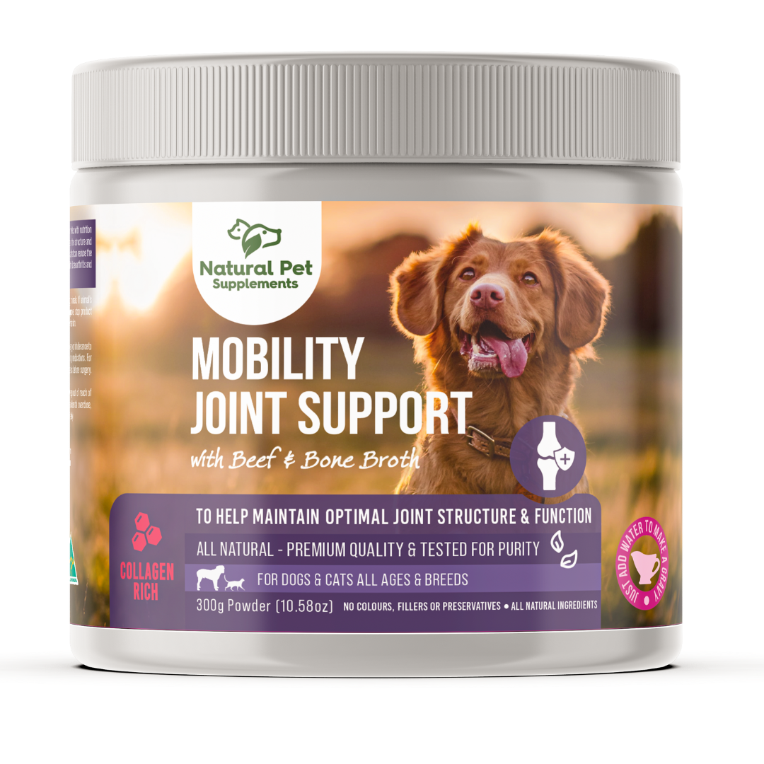 Mobility Joint Support Powder for Dogs and Cats 300g – Natural Pet ...