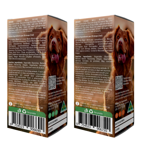 Cushings Kit, Herbal Tinctures For Dogs and Cats