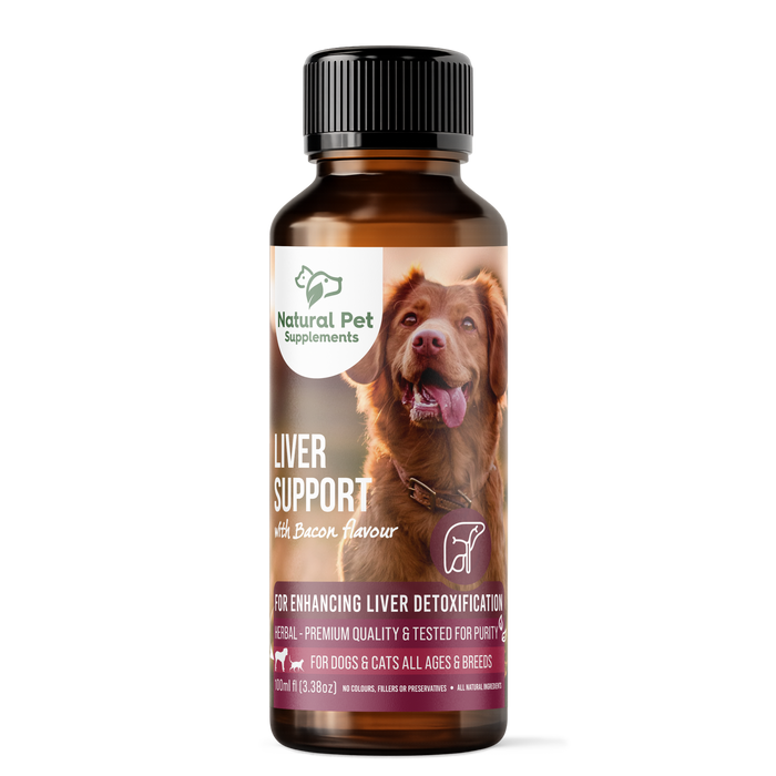 Natural Pet Supplements Liver Support herbal tincture for dogs