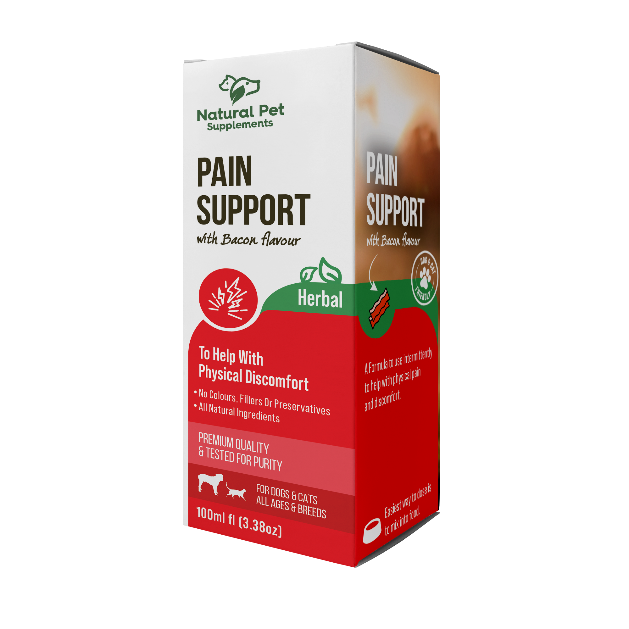 Natural Pet Supplements Pain Support for dogs and cats 100ml