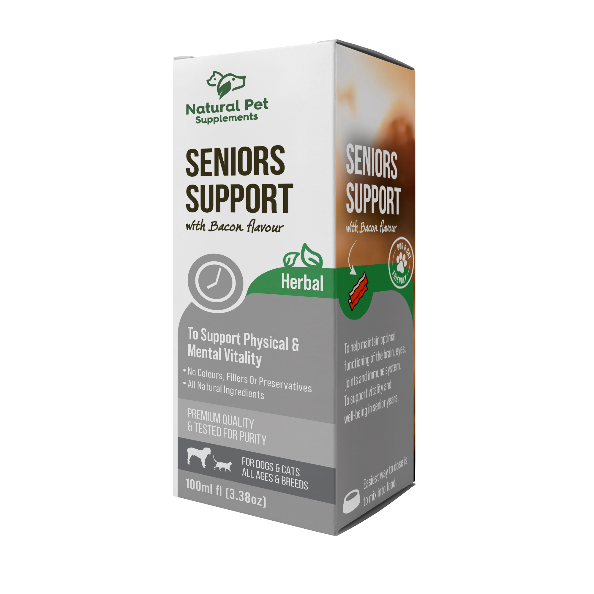 Natural Pet Supplements Seniors support box 100ml