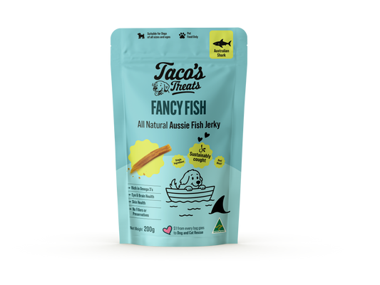 Taco's Treats - Aussie Fancy Fish - All Natural Fish Jerky 200g