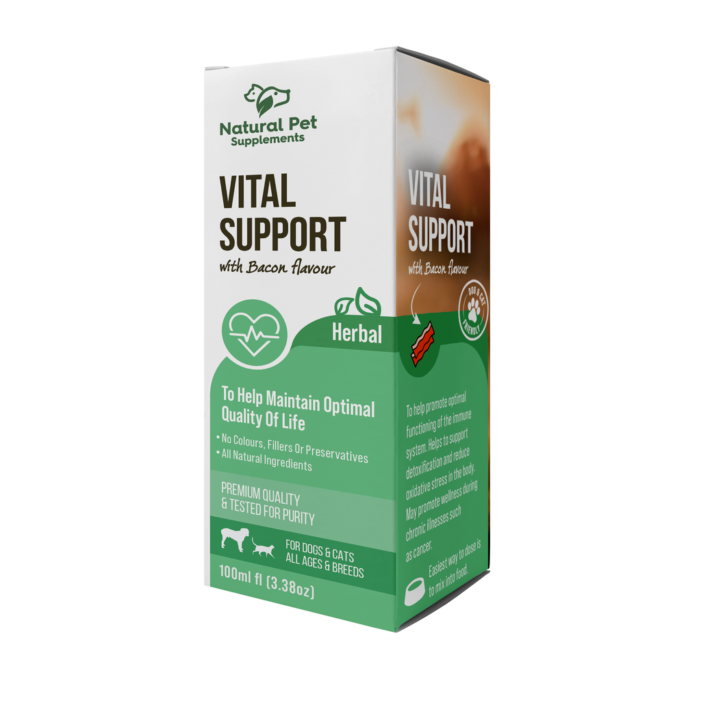 natural pet supplements vital support box 100ml