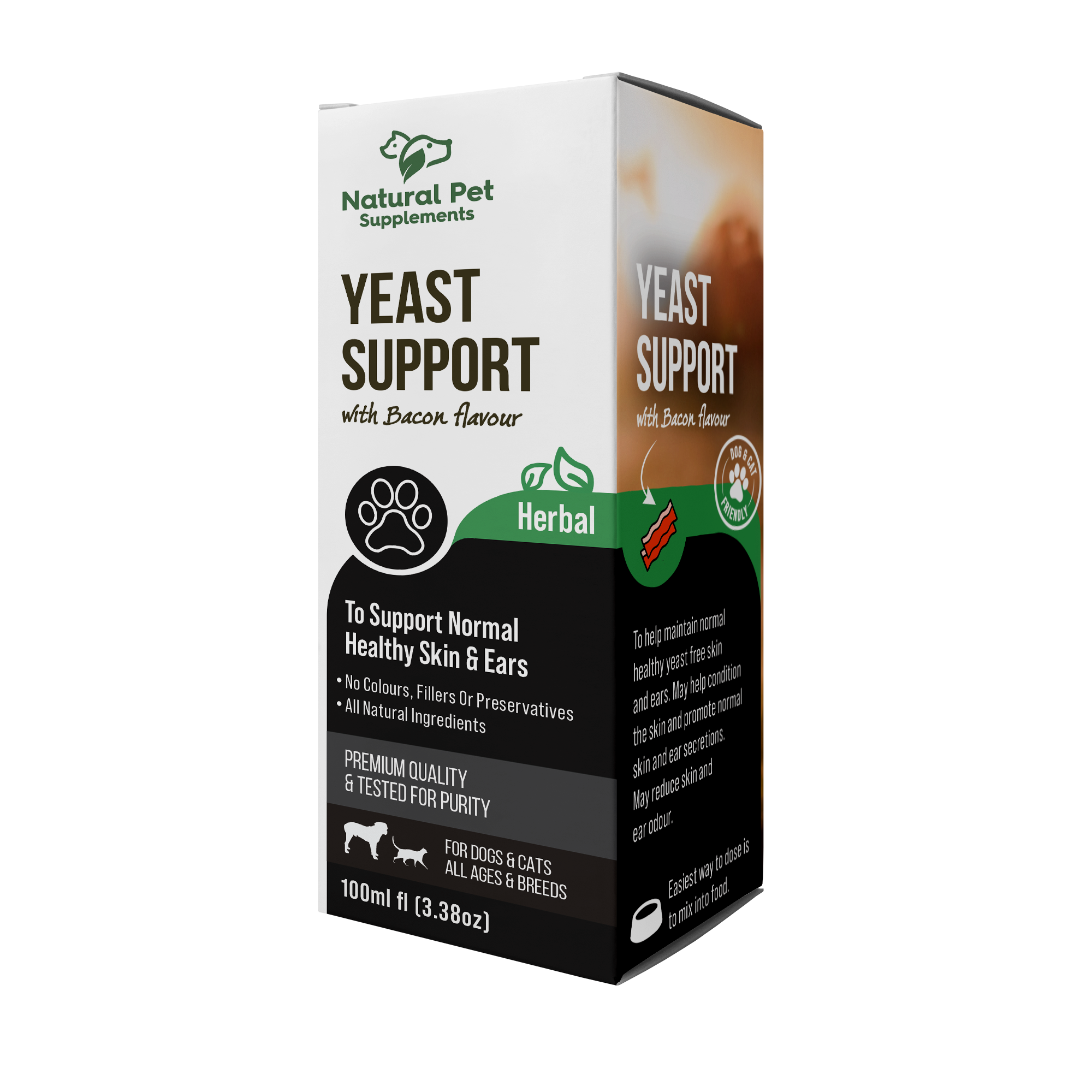 natural pet supplements yeast support for dogs and cats 100ml
