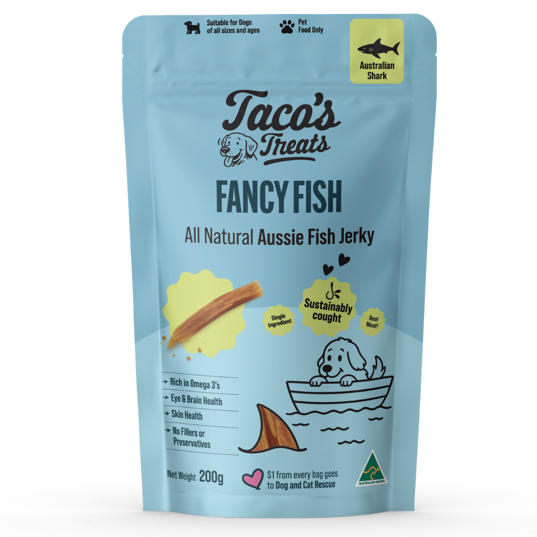 Taco's Treats - Aussie Fancy Fish - All Natural Fish Jerky 200g