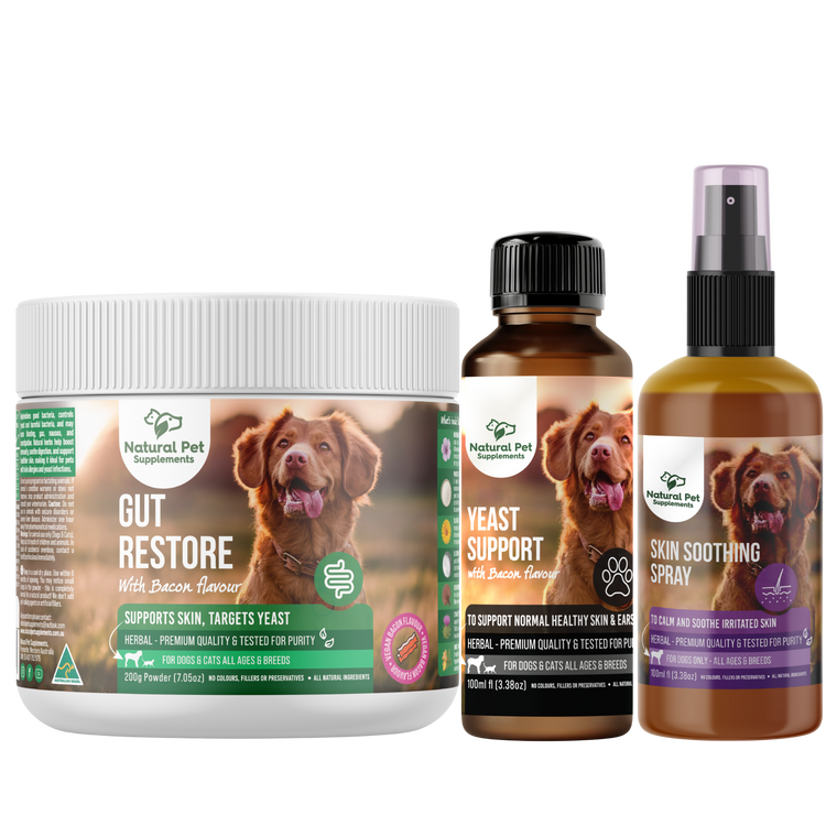 Natural Pet Supplements Yeast Support Kit