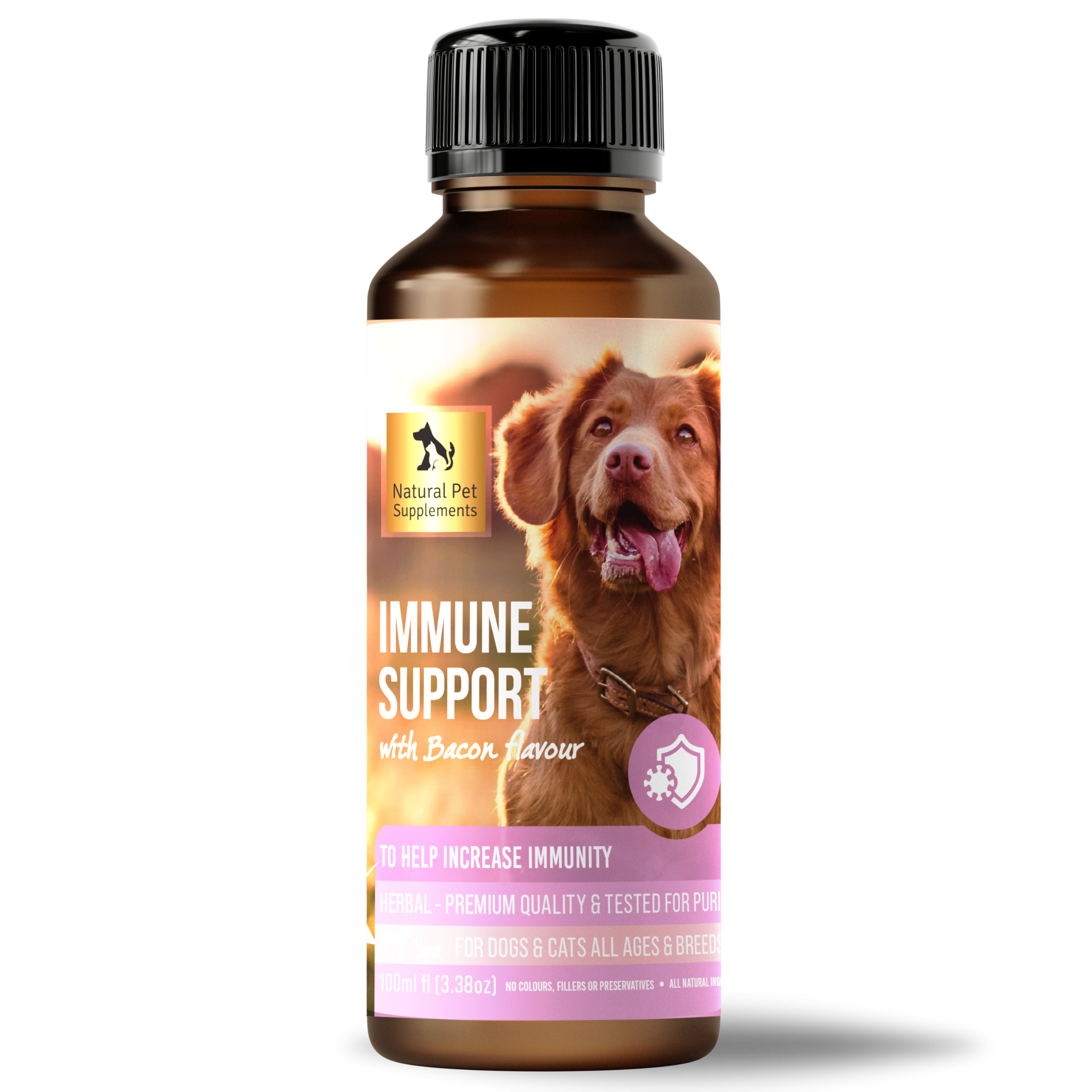 Immune Support Herbal Tincture for Dogs 100ml-Natural Pet Supplements Australia